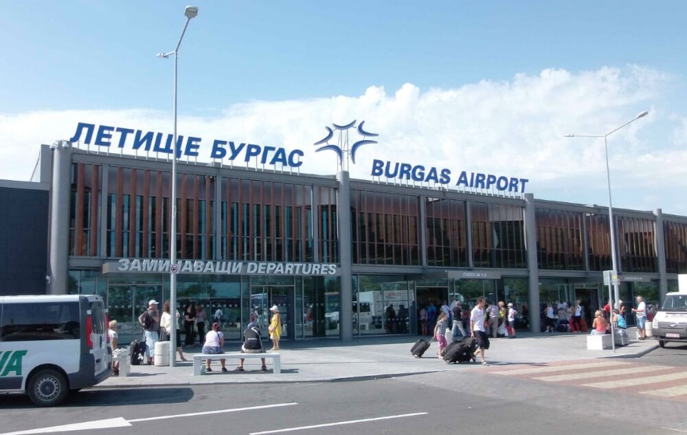 Main entrance to Burgas airport