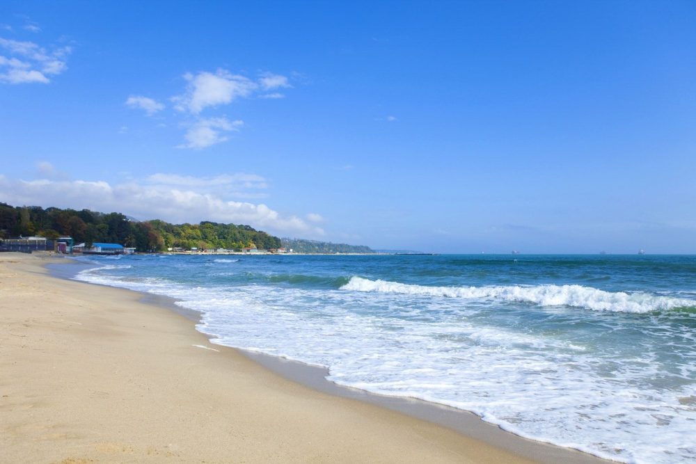 Sandy beaches in Varna